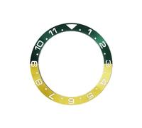 ROUHO 38mm Lunette de Montre, Anneau Insert Rechange, Incrustation Façade Polie Inclinée Composant 30.7mm pour Seiko SKX007-A4