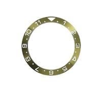 ROUHO 38mm Lunette de Montre, Anneau Insert Rechange, Incrustation Façade Polie Inclinée Composant 30.7mm pour Seiko SKX007-A15