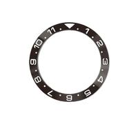 ROUHO 38mm Lunette de Montre, Anneau Insert Rechange, Incrustation Façade Polie Inclinée Composant 30.7mm pour Seiko SKX007-A9