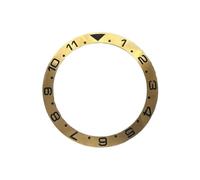 ROUHO 38mm Lunette de Montre, Anneau Insert Rechange, Incrustation Façade Polie Inclinée Composant 30.7mm pour Seiko SKX007-A19