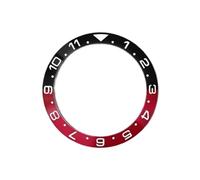 ROUHO 38mm Lunette de Montre, Anneau Insert Rechange, Incrustation Façade Polie Inclinée Composant 30.7mm pour Seiko SKX007-A5