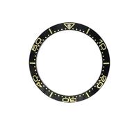 ROUHO 38mm Lunette de Montre Insert d'Alliage Anneau de Remplacement Incliné Cadran Inlay 30,7mm Composant pour Omega Seamaster Diver 300M - A3
