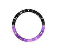 ROUHO 38mm Lunette de Montre Insert d'Alliage Anneau de Remplacement Métallique Incliné Inlay 30,7mm Pièce pour Seiko SKX007 - A13