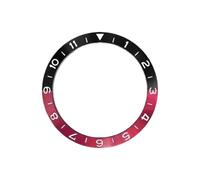 ROUHO 38mm Lunette de Montre Insert d'Alliage Anneau de Remplacement Métallique Incliné Inlay 30,7mm Pièce pour Seiko SKX007 - A14