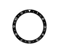 ROUHO 38mm Lunette de Montre Insert d'Alliage Anneau de Remplacement Métallique Incliné Inlay 30,7mm Pièce pour Seiko SKX007 - A2