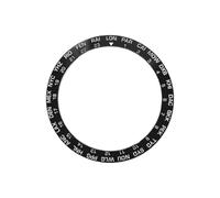 ROUHO 38mm Lunette de Montre Insert d'Alliage Anneau de Substitution Ville Incliné Inlay 30,7mm Composant pour Seiko SKX007 - A3