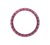 ROUHO 38mm Lunette de Montre Insert d'Alliage Anneau de Substitution Ville Incliné Inlay 30,7mm Composant pour Seiko SKX007 - A2