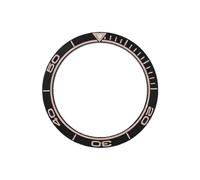 ROUHO 38mm Lunette de Montre Insert de Céramique Anneau de Remplacement Polie Cadran Inlay 30,7mm Composant pour Seiko SKX007 - A4