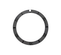 ROUHO 38mm Lunette de Montre Insert de Céramique Anneau de Réparation Mat Sablé Inlay 30,6mm Composant pour Seiko SKX007 - A7