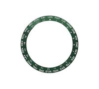 ROUHO 38mm Lunette de Montre Insert de Céramique Bague de Rechange Ville Monde Inlay 30,7mm Horlogerie pour Seiko SKX007 - A7