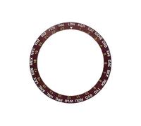 ROUHO 38mm Lunette de Montre Insert de Céramique Bague de Rechange Ville Monde Inlay 30,7mm Horlogerie pour Seiko SKX007 - A1
