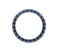 ROUHO 38mm Lunette de Montre Insert de Céramique Bague de Rechange Ville Monde Inlay 30,7mm Horlogerie pour Seiko SKX007 - A2