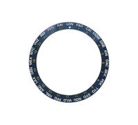 ROUHO 38mm Lunette de Montre Insert de Céramique Bague de Rechange Ville Monde Inlay 30,7mm Horlogerie pour Seiko SKX007 - A3