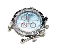 ROUHO 39,5mm Acier Inoxydable Montre Pièces Mod, Insert Lunette, 32,5mm Cadran, Horloge Aiguilles Set, Non Inclus VK63 Mouvement Méca-Quartz Montre Modification Kit pour Rolex Daytona-I