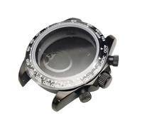 ROUHO 39,5mm Montre Mod Boîtier Adapté pour Mouvement Quartz VK63, Couronne Vissée Montre Modification Pièces pour Tissot PRX-F