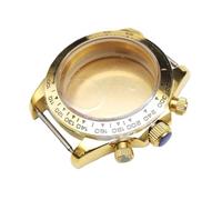 ROUHO 39,5mm Montre Mod Boîtier Adapté pour Mouvement Quartz VK63, Couronne Vissée Montre Modification Pièces pour Tissot PRX-C