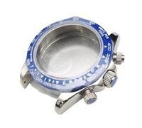 ROUHO 39,5mm Montre Mod Boîtier Adapté pour Mouvement Quartz VK63, Couronne Vissée Montre Modification Pièces pour Tissot PRX-G