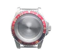 ROUHO 39,5mm Vintage Boîtier Montre Kit, Lunette Bidirectionnelle pour Mouvement NH35 NH36, Insert Aluminium Boîtier Montre pour Rolex GMT-Master Ref. 6542-G 12