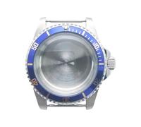 ROUHO 39,5mm Vintage Boîtier Montre Kit, Lunette Bidirectionnelle pour Mouvement NH35 NH36, Insert Aluminium Boîtier Montre pour Rolex GMT-Master Ref. 6542-G 7