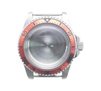 ROUHO 39,5mm Vintage Boîtier Montre Kit, Lunette Bidirectionnelle pour Mouvement NH35 NH36, Insert Aluminium Boîtier Montre pour Rolex GMT-Master Ref. 6542-G 11
