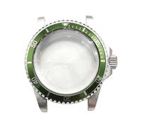 ROUHO 39,5mm Vintage Boîtier Montre Lunette Rotative Kit, Adapté pour Mouvement NH35 NH36, Acier Inoxydable Rétro Mod Montre Modification Set pour Patek Philippe Aquanaut-C