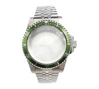 ROUHO 39,5mm Vintage Boîtier Montre Lunette Rotative Kit, Adapté pour Mouvement NH35 NH36, Acier Inoxydable Rétro Mod Montre Modification Set pour Patek Philippe Aquanaut-C 1