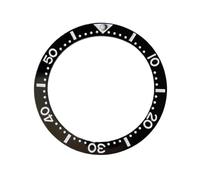 ROUHO 39,7mm Insert Lunette Céramique Montre Poli Anneau Rechange Incrustation Cadran Plat Garde-Temps 31,5mm pour Seiko-A3