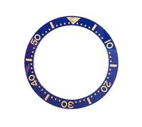 ROUHO 39,7mm Insert Lunette Céramique Montre Poli Anneau Rechange Incrustation Cadran Plat Garde-Temps 31,5mm pour Seiko-A6