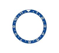 ROUHO 39mm Céramique Lunette de Montre, Insert Plat Rechange, Anneau Composant Incrustation Cadran 32mm pour Seiko SKX007-A3