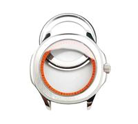 ROUHO 40mm Couronne Vissée Boîtier Montre, Adapté pour Mouvement NH35 NH36 4R, Fond Exposition Bague Chapitre Montre Modification Kit pour Patek Philippe Aquanaut-D