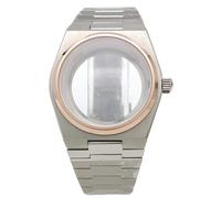 ROUHO 40mm Intégré Montre Mod Boîtier + Bracelet Kit, Adapté pour Mouvement NH35 NH36 31,8mm Cadran, 316L Acier Montre Modification Pièces pour Tissot PRX-B