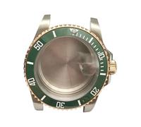 ROUHO 40mm Kit Boîtier Montre, pour Mouvement Miyota 8215 8200, Insert Lunette 28,5 Cadran Modification Boîtier Montre pour Rolex Submariner-O 9