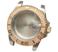 ROUHO 40mm Kit Boîtier Montre, pour Mouvement Miyota 8215 8200, Insert Lunette 28,5 Cadran Modification Boîtier Montre pour Rolex Submariner-O 1