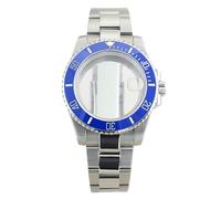 ROUHO 40mm Plongée Montre Modification Kit Boîtier Montre Bracelet Céramique Lunette Set pour Rolex Submariner-I Compatible avec NH34/35/36/38 Mouvement