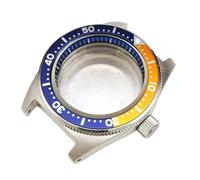 ROUHO 40mm Vintage Boîtier Montre, Adapté pour Mouvement Automatique NH35 NH36 28,5mm Cadran, Acier Inoxydable Rétro Plongée Montre Modification Kit pour Seiko Prospex 62MAS Re-Creation-# 14