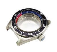 ROUHO 40mm Vintage Boîtier Montre, Adapté pour Mouvement Automatique NH35 NH36 28,5mm Cadran, Acier Inoxydable Rétro Plongée Montre Modification Kit pour Seiko Prospex 62MAS Re-Creation-# 12