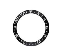 ROUHO 41,5mm Lunette de Montre Insert d'Alliage Bague de Rechange Métallique Incliné Inlay 33mm Horlogerie pour TAG Heuer - A3