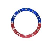 ROUHO 41,5mm Lunette de Montre Insert d'Alliage Bague de Rechange Métallique Incliné Inlay 33mm Horlogerie pour TAG Heuer - A2
