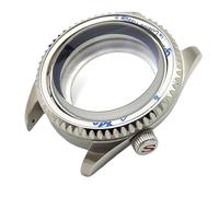 ROUHO 42mm Bague Chapitre Boîtier Montre, Adapté pour Mouvement NH35 NH36 3.8 Couronne, Remplacement Plongée Montre Modification Kit pour Seiko SKX007-A