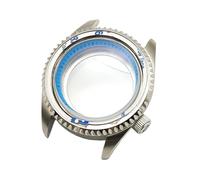 ROUHO 42mm Bague Chapitre Boîtier Montre, Adapté pour Mouvement NH35 NH36 3.8 Couronne, Remplacement Plongée Montre Modification Kit pour Seiko SKX007-B