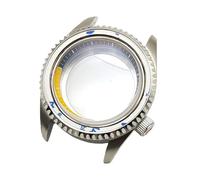 ROUHO 42mm Bague Chapitre Boîtier Montre, Adapté pour Mouvement NH35 NH36 3.8 Couronne, Remplacement Plongée Montre Modification Kit pour Seiko SKX007-C
