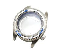 ROUHO 42mm Bague Chapitre Boîtier Montre, Adapté pour Mouvement NH35 NH36 3.8 Couronne, Remplacement Plongée Montre Modification Kit pour Seiko SKX007-H