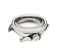 ROUHO 42mm Boîtier Montre Kit Double Dôme Verre Saphir Plongée Insert Lunette, Adapté pour Mouvement NH35 NH36, Montre Mod Pièces pour Seiko SKX007-H