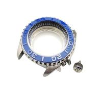 ROUHO 42mm Boîtier Montre Kit Double Dôme Verre Saphir Plongée Insert Lunette, Adapté pour Mouvement NH35 NH36, Montre Mod Pièces pour Seiko SKX007-H 7