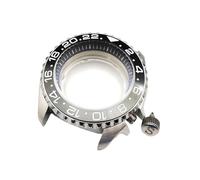 ROUHO 42mm Boîtier Montre Kit Double Dôme Verre Saphir Plongée Insert Lunette, Adapté pour Mouvement NH35 NH36, Montre Mod Pièces pour Seiko SKX007-H 5