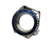 ROUHO 42mm Boîtier Montre Kit Mod, Compatible avec Mouvement NH35 NH36, 3.8 Position Couronne Fond Verre Boîtier Montre pour Seiko SKX007 / SKX009-A 14