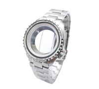 ROUHO 42mm Montre Mod Boîtier & Bracelet, Adapté pour Mouvement NH35 NH36 7S26, Remplacement Insert Lunette Montre Modification Kit pour Seiko-H