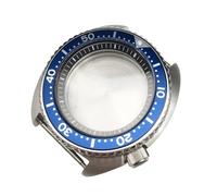 ROUHO 45mm Remplacement Plongée Boîtier Montre, Adapté pour Mouvement NH35 NH36 28,5mm Cadran, 3.8 Couronne Position Fond Plein Montre Modification Set pour Seiko SKX007-L