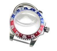 ROUHO Acier Inoxydable 40mm Montre Modification Kit, Adapté pour Mouvement 8215 8200 3804 2813 8205 28,5mm Cadran, Plat Verre Rotative Boîtier Montre pour Rolex Submariner GMT-Master-F 1