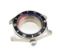 ROUHO Acier Inoxydable Rétro Plongée Boîtier Montre 40mm, Adapté pour Mouvement Automatique NH35A NH36A 28,5 Cadran, Remplacement Boîtier Montre pour Seiko SLA017 62MAS-E